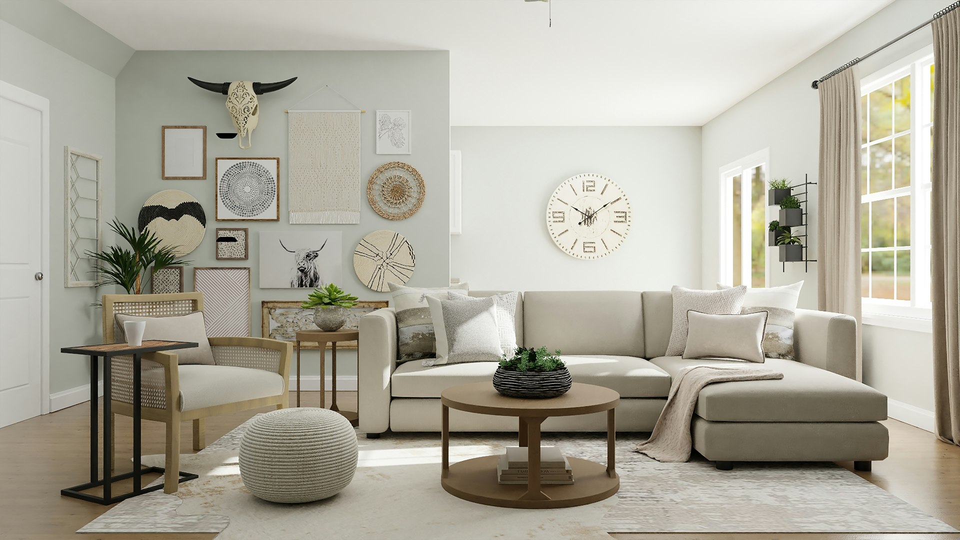Detail of minimalist decor